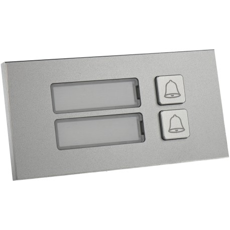 Estação Externa Modular para Videoporteiro IP com 2 Botões