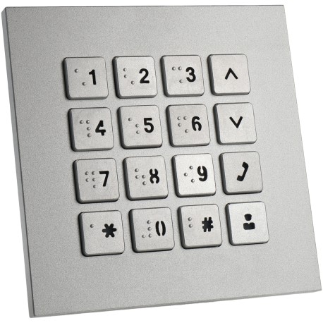 Estação Externa Modular para Videoporteiro IP com Teclado