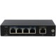 Switch UTEPO 5 portas com 4 portas PoE