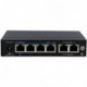 Switch UTEPO 6 portas com 4 portas PoE