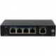 Switch UTEPO 5 portas com 4 portas PoE