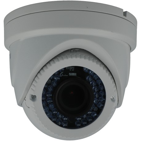 Câmara dome 4 em 1 (cvi, tvi, ahd e analógico) de 2 megapixels e lente varifocal