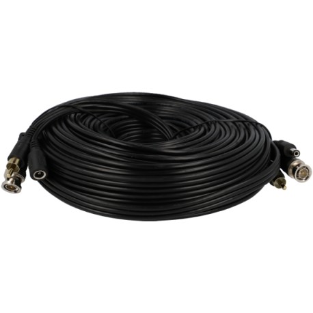 Cabo combinado coaxial / alimentaçao / Áudio de 20 m