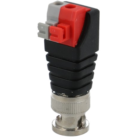 Bnc macho saída + / de 2 terminais