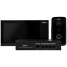 Kit videoporteiro IP exterior de superficie + monitor interior